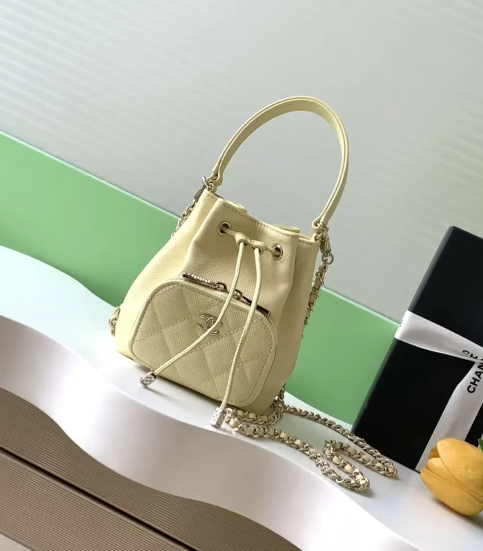 Mini Chain Bucket Bag