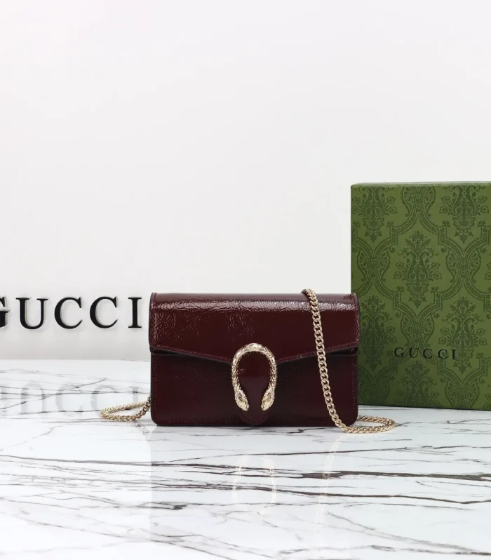 Horsebit Bag Small Wine Red