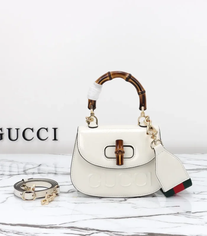 Horsebit Bag Small White