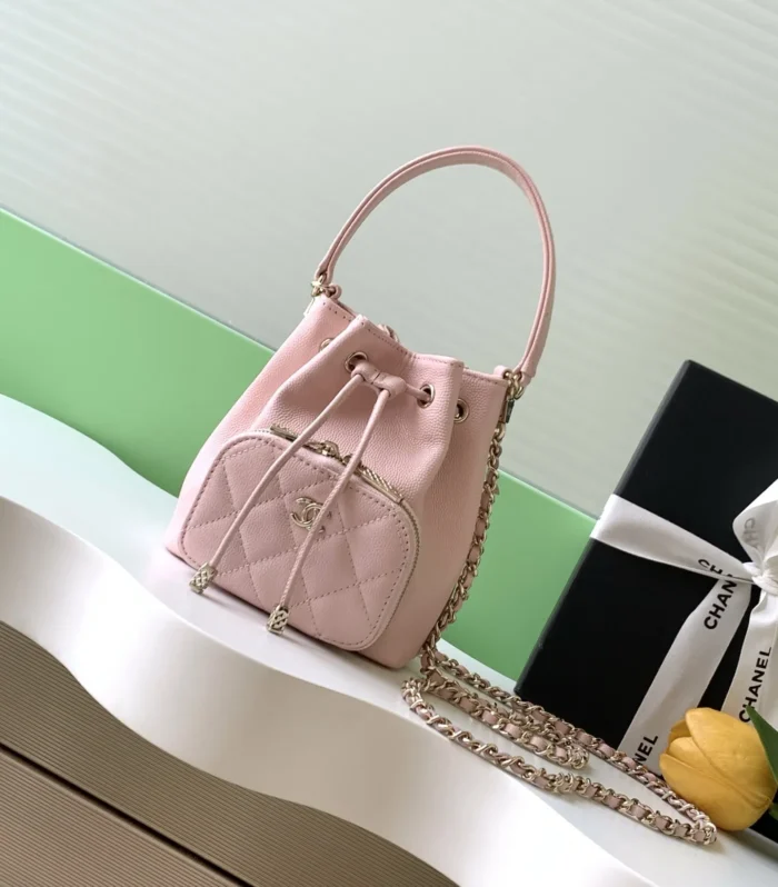 Mini Chain Bucket Bag
