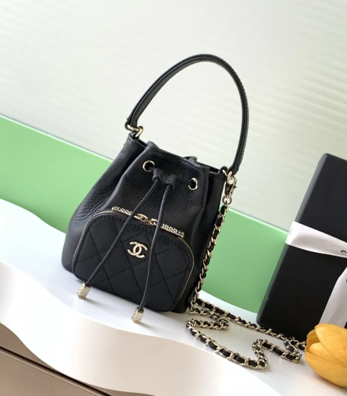 Mini Chain Bucket Bag