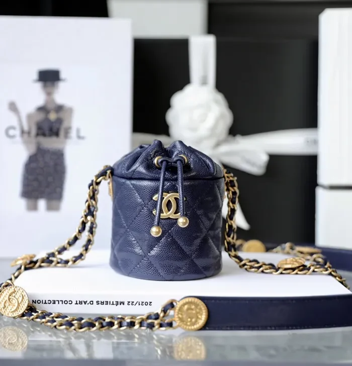 Mini Bucket Bag Navy