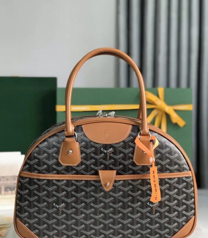 Vintage Bowling Bag Goyardine