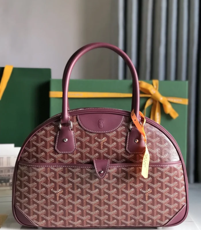 Vintage Bowling Bag Goyardine