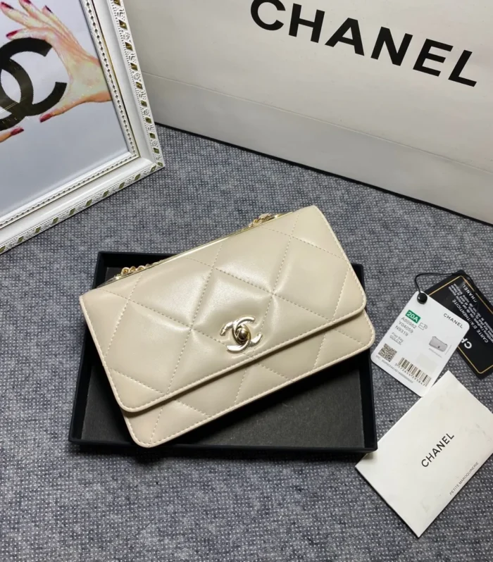 WOC Lambskin Chain Bag
