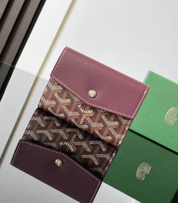 Saint-Gabriel Trifold Wallet Burgundy