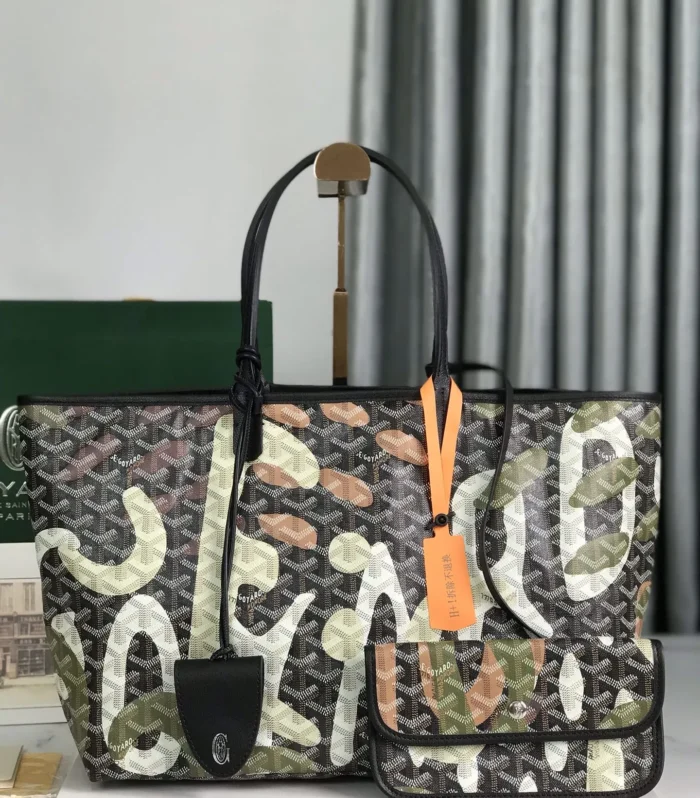 Saint Louis Tote Small Camouflage Green