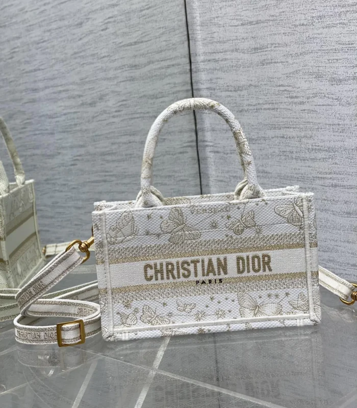 MINI DIOR BOOK TOTE WITH STRAP