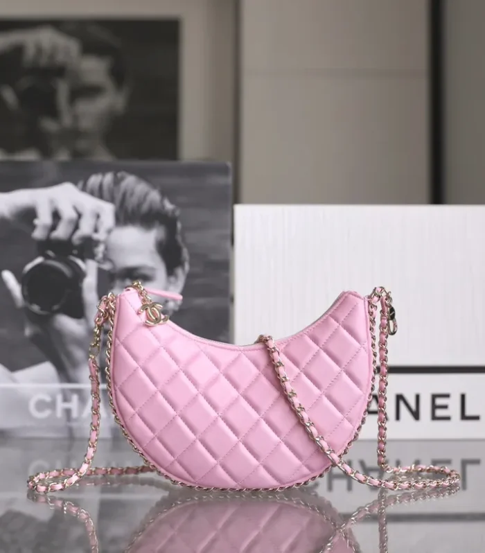 Hobo Bag Pale Pink