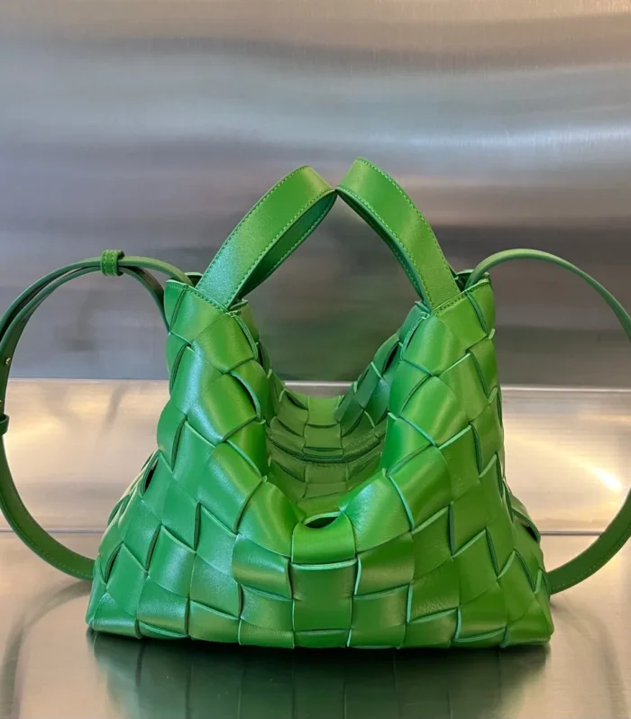 Medium 28 Cassette Neon Green Lambskin