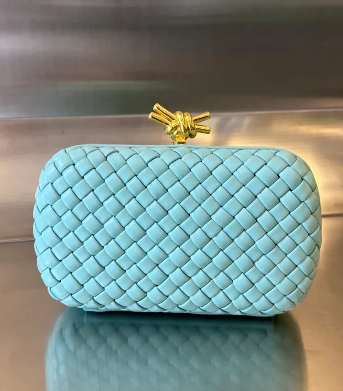 Knot 20 In Blue Pastel Lambskin