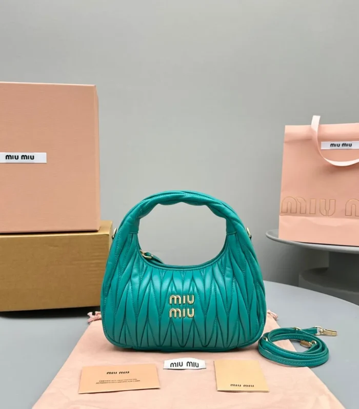 MINI HOBO 20 BAG IN TIFFANY BLUE SHEEPSKIN