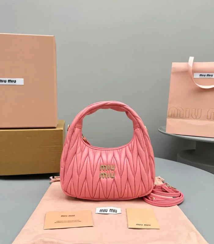 MINI HOBO 20 BAG IN HOT PINK LAMBSKIN