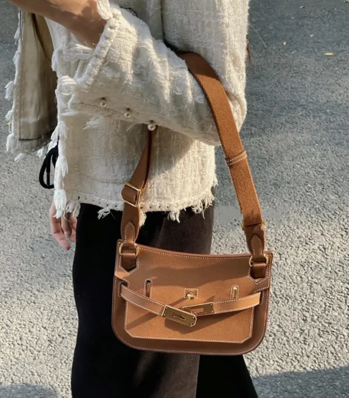 Evelyne Crossbody Mini Gold Brown