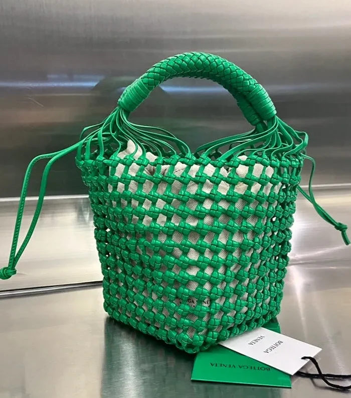 Cavallino 23 Bag In Green Lambskin