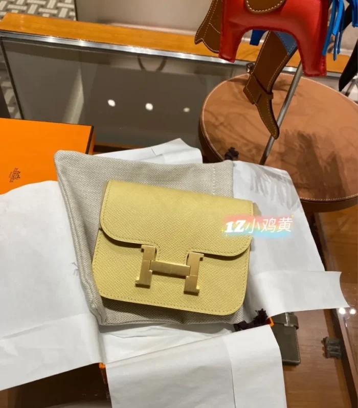Constance Slim Epsom Yellow