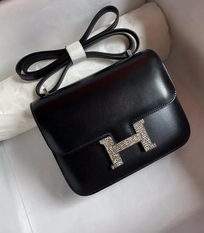 Constance Black Lizard Hardware