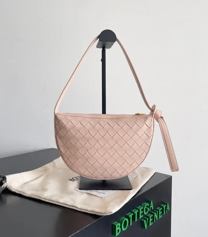 Bv Mini Sunrise 23Cm Light Pink Calfskin Ghw