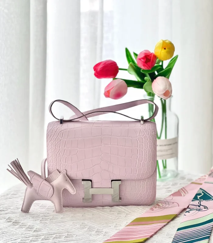 Constance 19 Matte Crocodile Purple