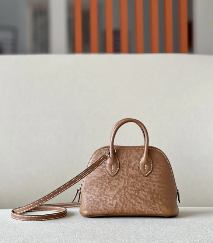 Bolide Mini Goatskin Bowling Bag