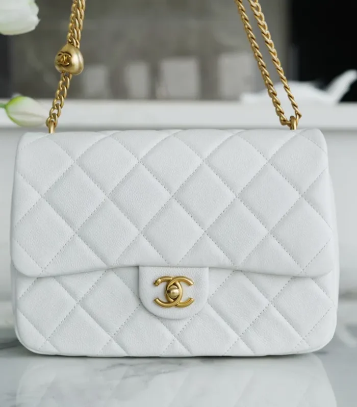 Heart Buckle Leather Bag