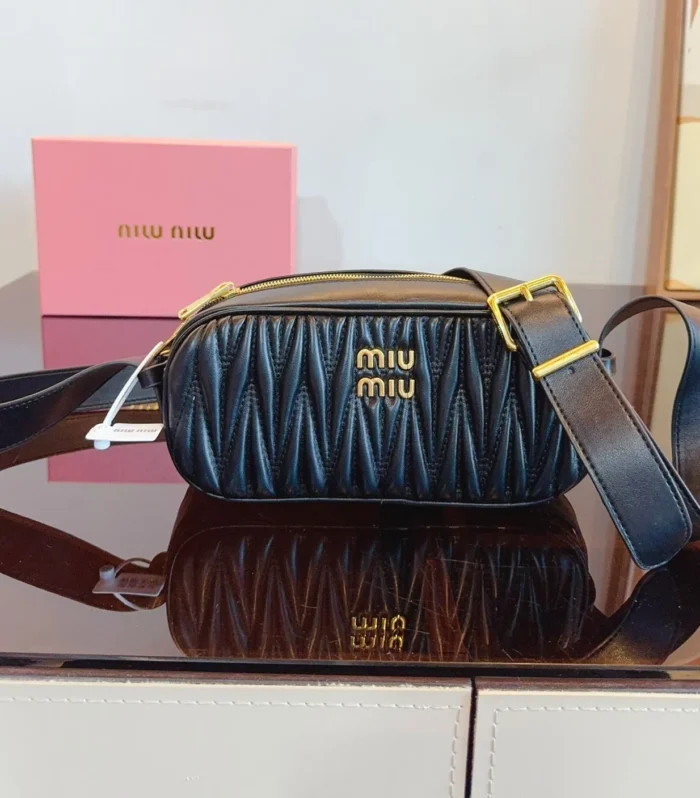 ARCADIE 27 IN BLACK NAPPA LEATHER