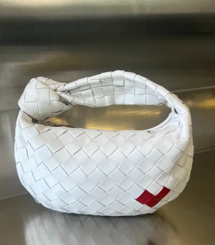 Bv 24 Mini Jodie 28 White Lambskin