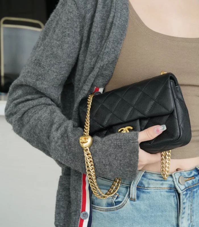 Heart Buckle Flap Bag