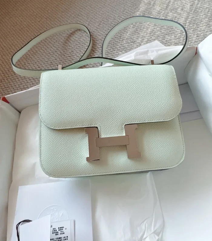 Birkin Bag Silver Cloud