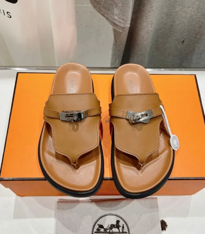EMPIRE SANDAL CARAMEL CALFSKIN