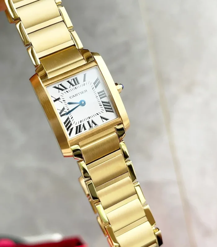 TANK FRANCAISE GOLD WHITE DIAL