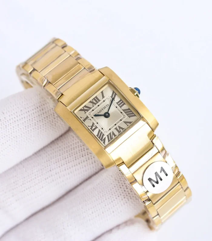 TANK FRANCAISE GOLD GREY DIAL