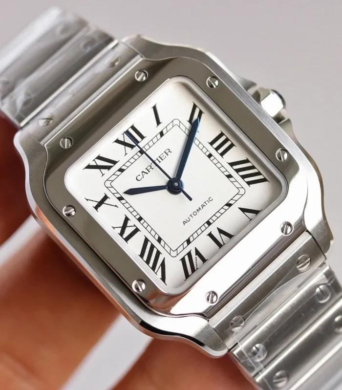 DAYTONA SET WITH 36 BAGUETTE-CUT DIAMONDS BLACK LEATHER