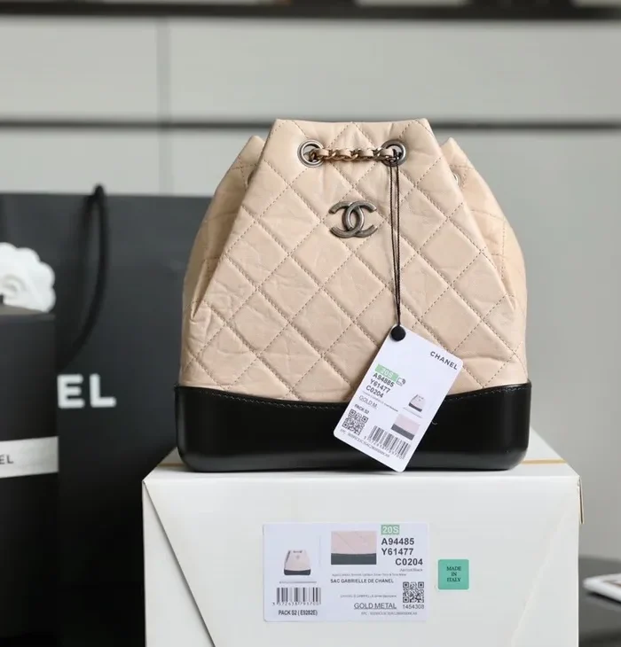 Gabrielle Hobo Backpack Black