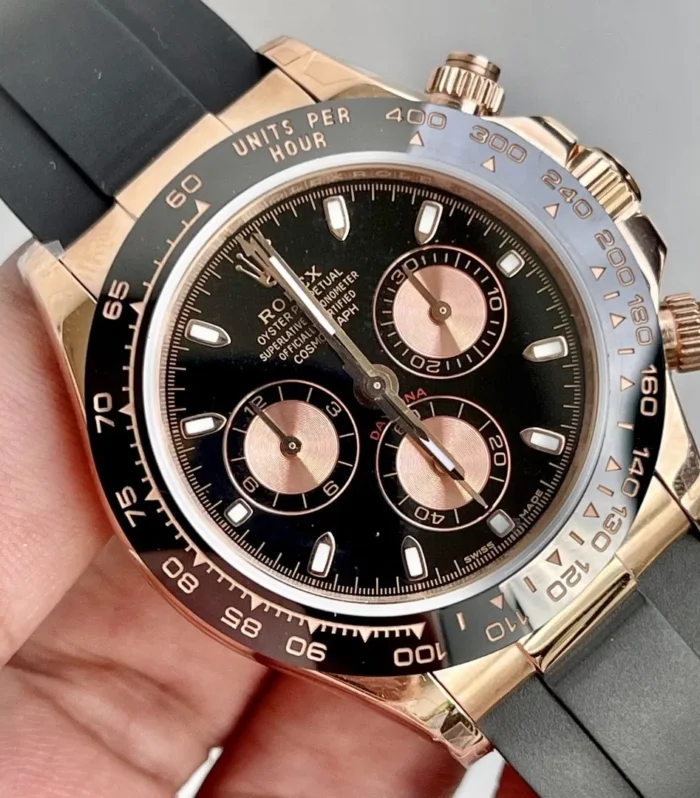 DAYTONA ROSE GOLD CASE CERAMIC BLACK DIAL