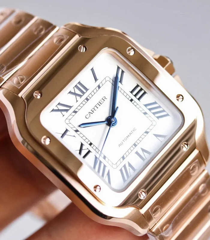 SANTOS LADY 35.1MM ROSE GOLD