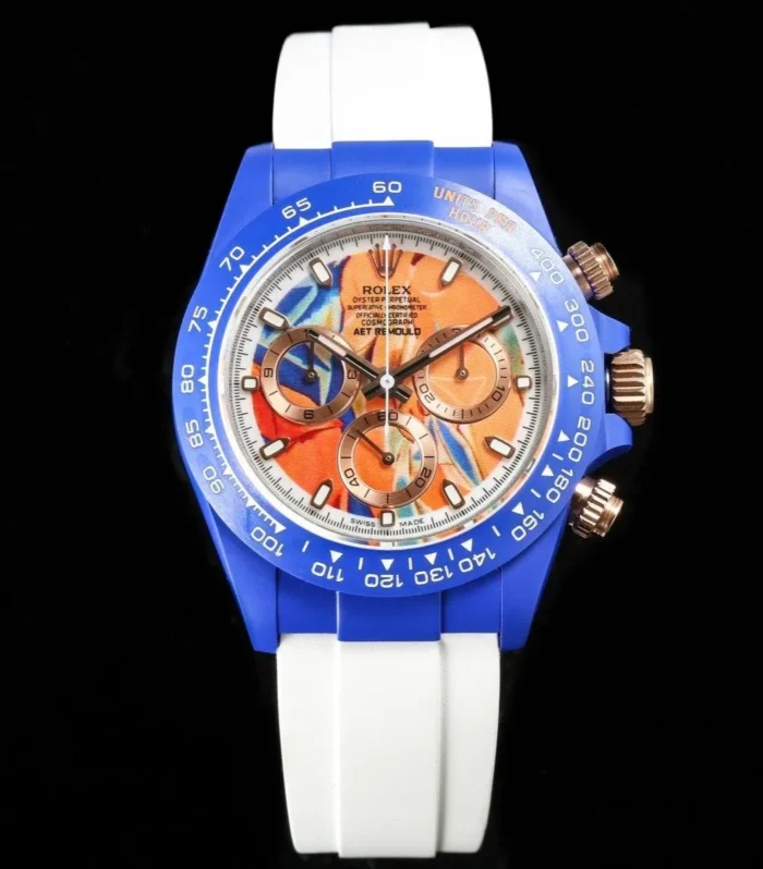 DAYTONA CUSTOM 40MM AET PICASSO BLUE CASE