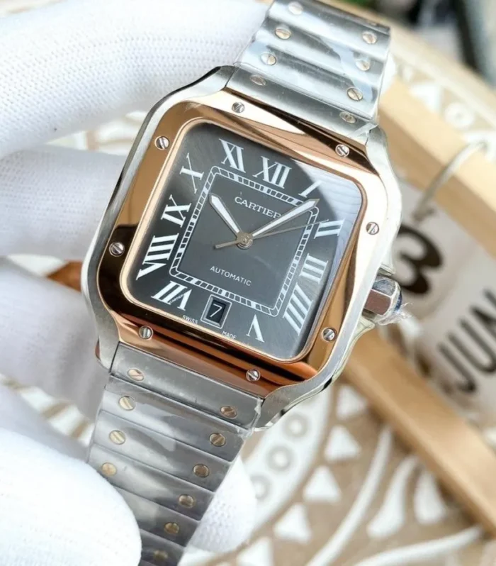 SANTOS DE CARTIE STEEL GREY DIAL