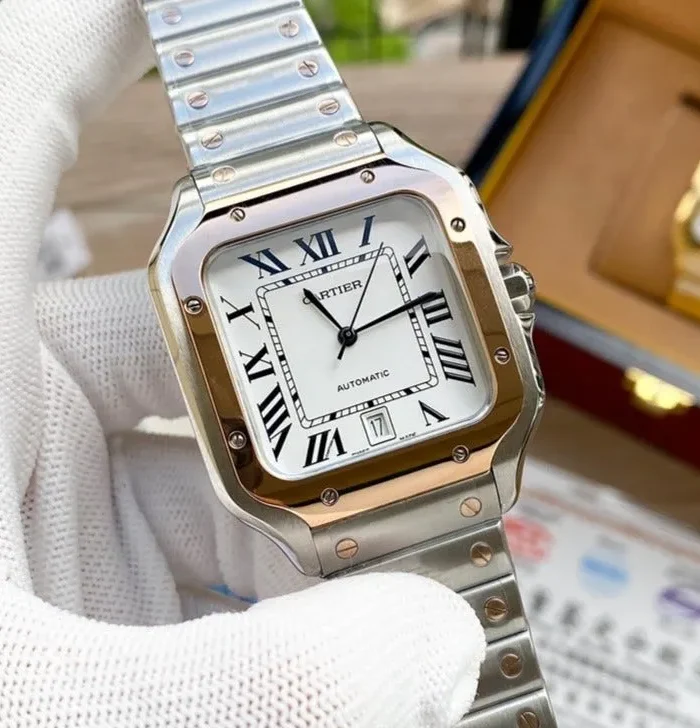 SANTOS 38MM STAINLESS STEEL AUTOMATIC