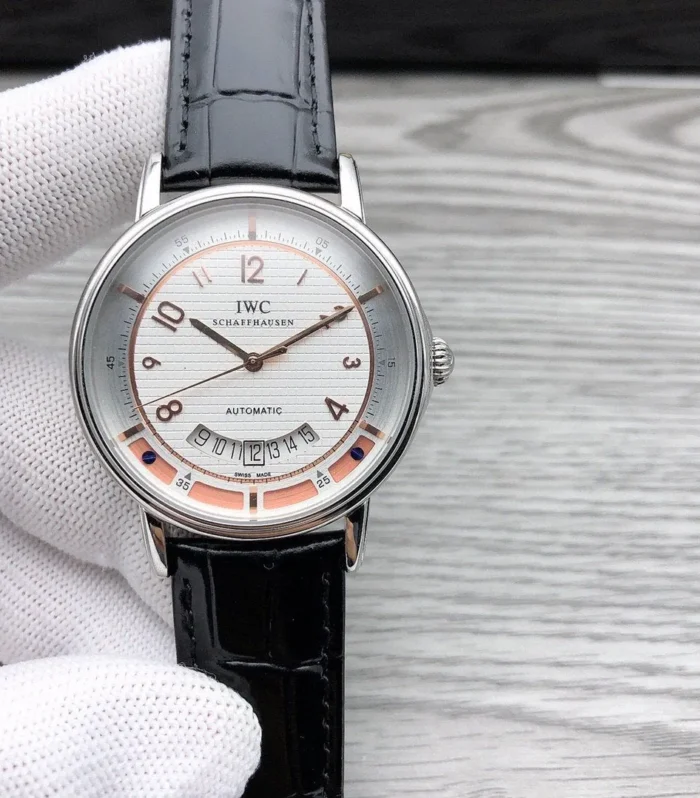 DAVINCI AUTOMATIC STAINLESS STEEL LEATHER