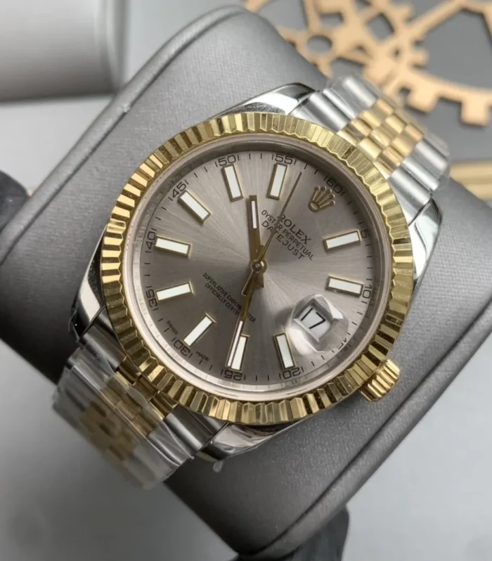 DATEJUST II 41 TWO-TONE GREY DIAL