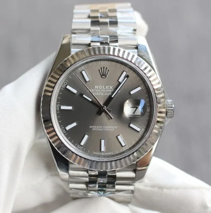 DATEJUST II 41 STAINLESS STEEL GREY DIAL