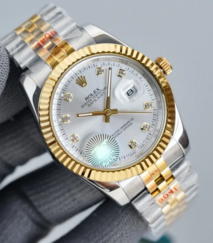 DATEJUST 41MM TWO-TONE GREY DIAL JUBILEE BRACELET