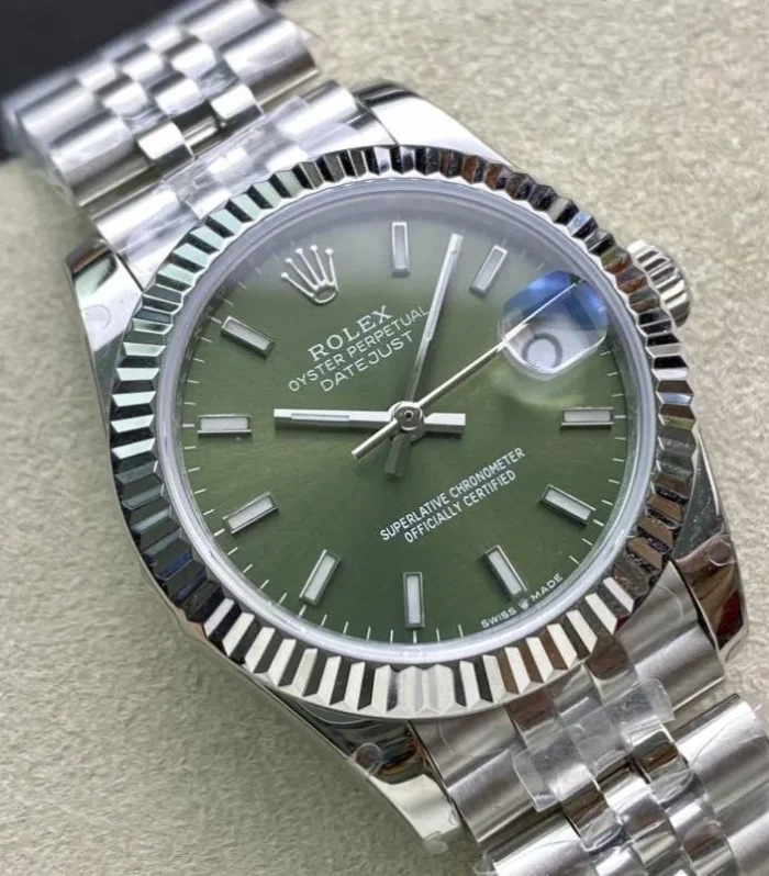 DATEJUST 41MM STAINLESS STEEL KHAKI DIAL