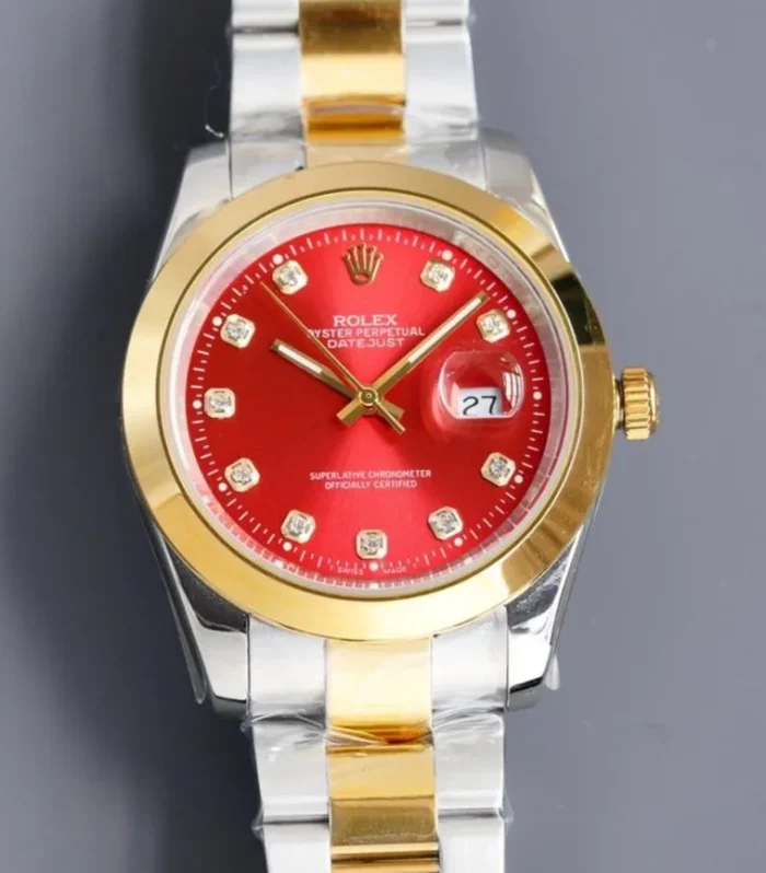 DATEJUST 41MM SMOOTH BEZEL DIAMOND NUMERALS