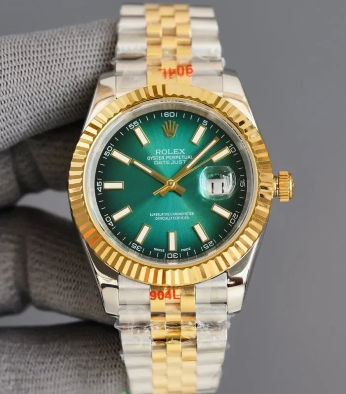 DATEJUST 41MM GOLD STEEL JUBILEE BRACELET