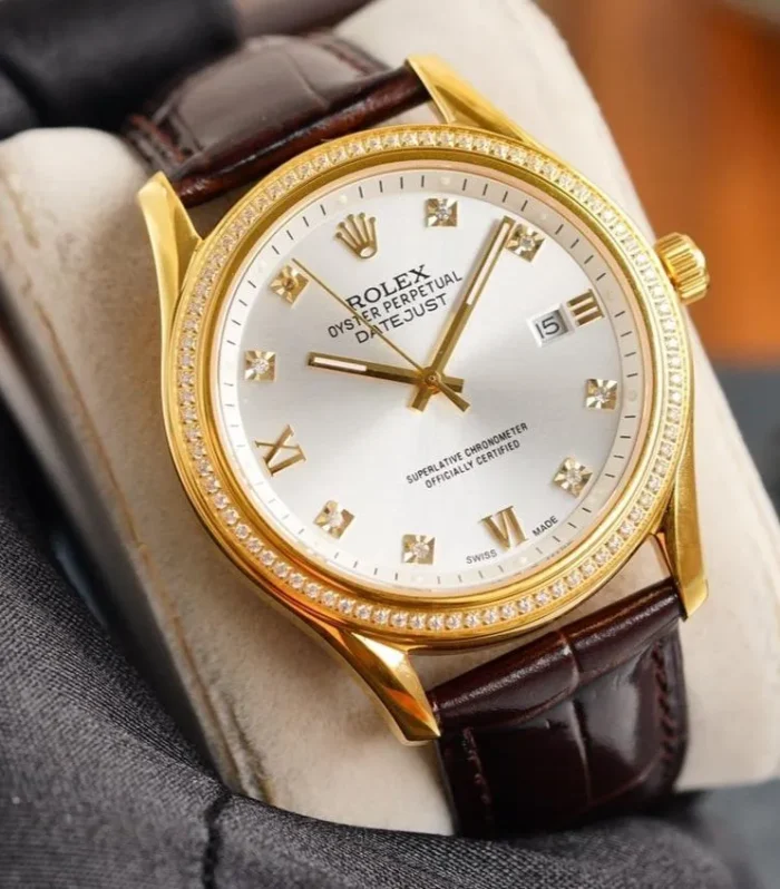 DATEJUST 41MM GOLD DIAMOND BEZEL
