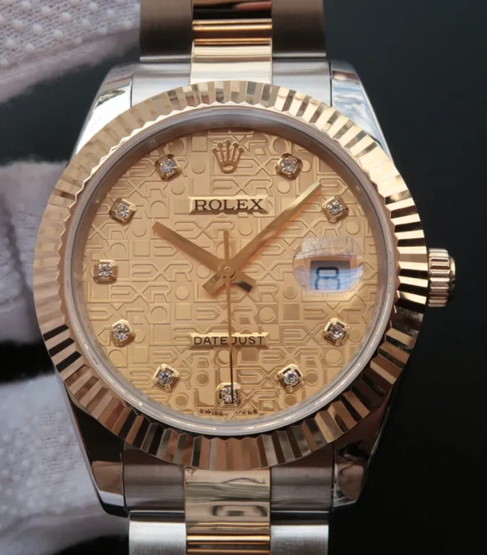 DATEJUST 41 TWO-TONE CHAMPAGNE DIAMOND DIAL