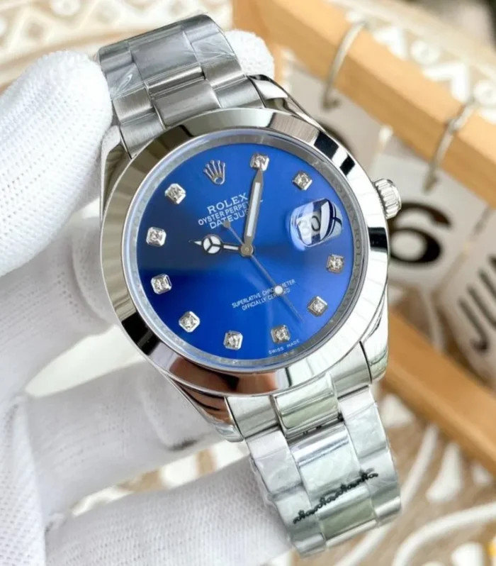 DATEJUST 41 SMOOTH DIAMOND NUMERALS