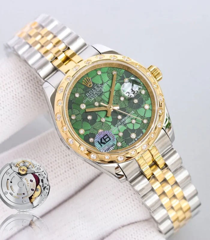 DATEJUST 31  GOLD BLUE DIAL